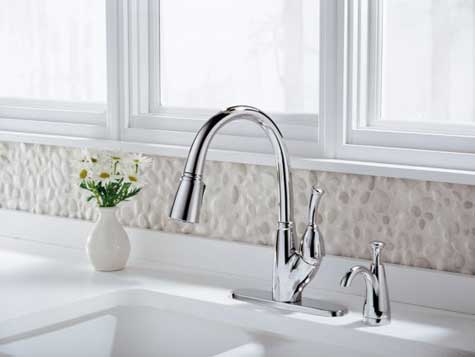 Delta Allora Pull Down Spray Kitchen Faucets