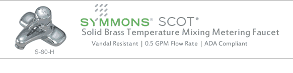 Symmons Scot S-60 Metering Faucets