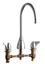 Chicago Faucets - 1201-AGN8FCCP Concealed Hot and Cold Water Sink Faucet