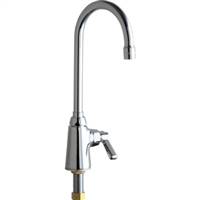 Chicago Faucets - 350-VPPCP Bar Single Supply Sink Faucet