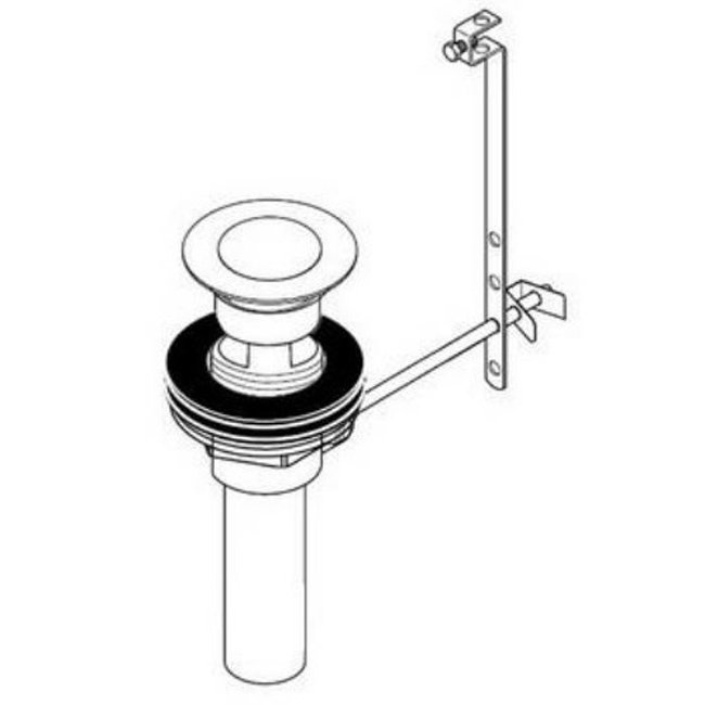 Hansgrohe 88509820 Pop-up assembly complete BN