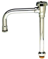 T&S Brass B-0407-03 Vacuum Breaker Swing Nozzle w/ Stream Regulator Outlet and 8-5/8" Spread
